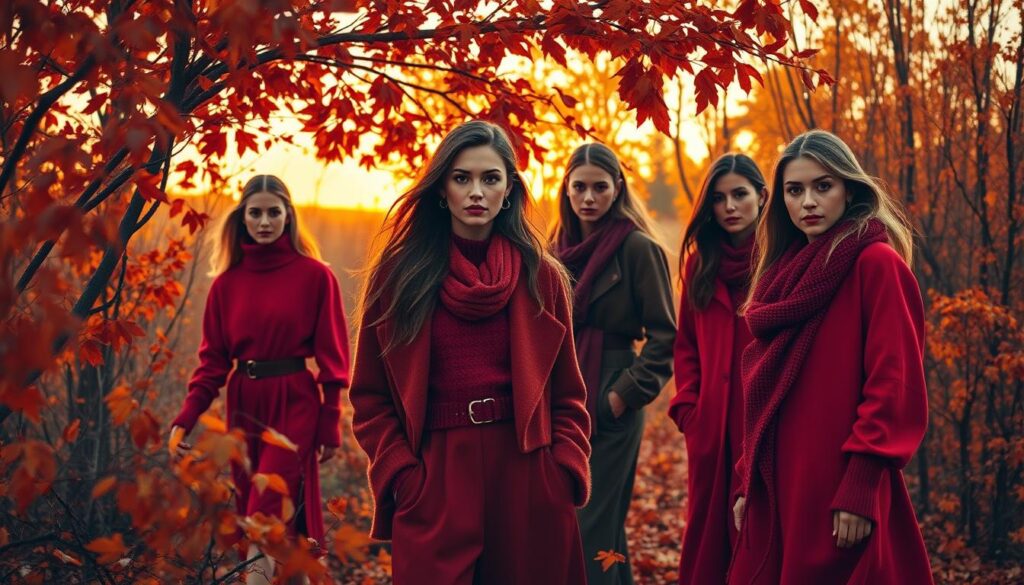 fiery fall fashion