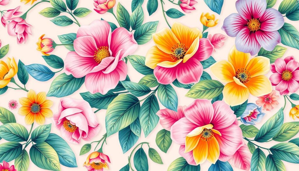 floral wallpaper