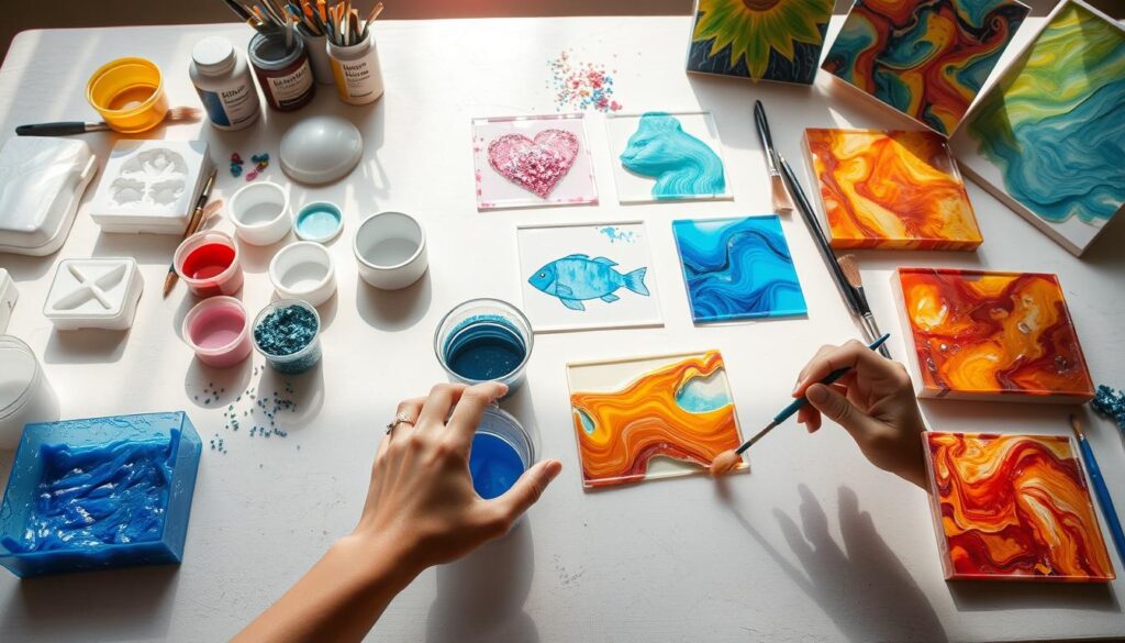 resin art techniques for beginners
